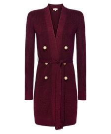 L Agence Noe Cardigan in Dark Wine at L'Agence