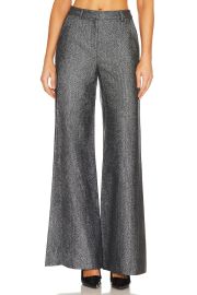 L Agence Pilar Wide Leg Pant in Grey at Revolve