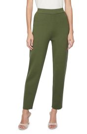 L Agence Saskia Straight Leg Knit Pants in Clover at Nordstrom