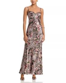 L Agence Sayla Bias Cut Silk Gown at Bloomingdales