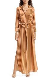 L Agence Striped Shirtdress at Nordstrom