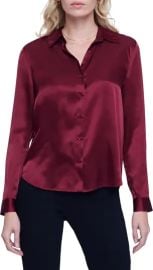 L Agence Tyler Silk Blouse at Nordstrom