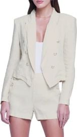 L Agence Wayne Linen Blazer at Nordstrom