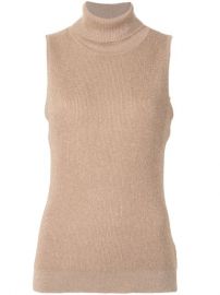 L Agence roll-neck Sleeveless Top - Farfetch at Farfetch