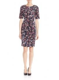 L K  Bennett - Polena Floral-Print Sheath Dress at Saks Fifth Avenue