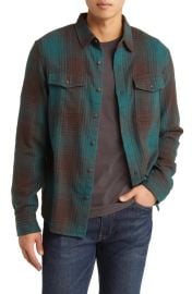 L.L.Bean Heritage Cotton Flannel Button-Up Shirt at Nordstrom