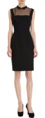 L Wren Sheer Yoke Dress at Barneys