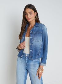 L39AGENCE - Janelle 34 Sleeve Denim Jacket in Gardena at L'Agence