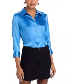 L39AGENCE Dani Silk Charmeuse Blouse Bloomingdale39s at Bloomingdales