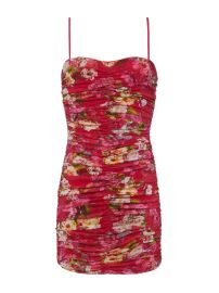 L39AGENCE Karly Dress In Cabaret Pink Multi Moschata Rosa at L'Agence