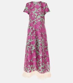 LA Double J Swing maxi dress at Mytheresa