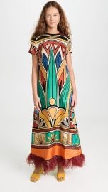 LA DoubleJ Swing Dress with Feathers at Shopbop