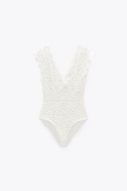 LACE BODYSUIT TRF at Zara