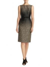 LAFAYETTE 148 NEW YORK - PAULETTE BELTED SHEATH DRESS at Saks Off 5th