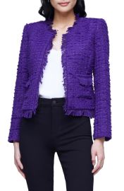 LAGENCE Angelina Sequin Tweed Jacket at Nordstrom