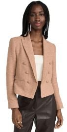 LAGENCE Brooke Double Breasted Crop Blazer at Shopbop