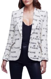 LAGENCE Chamberlain Graphic Tweed Blazer at Nordstrom