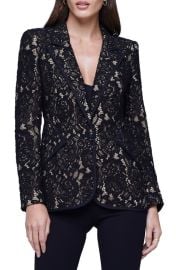 LAGENCE Chamberlain Lace Blazer at Nordstrom