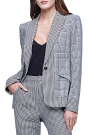 LAGENCE Chamberlain Plaid Houndstooth Blazer at Nordstrom