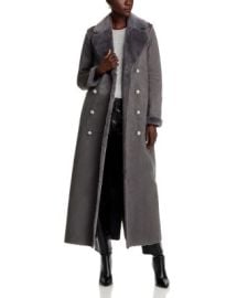 LAGENCE Citron Faux Fur Maxi Coat Bloomingdales at Bloomingdales