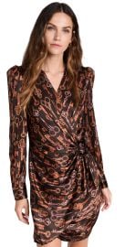 B&B Star Katie Snips Expectations with Whimsically Printed Wrap Dress ...