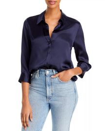 LAGENCE Dani Silk Charmeuse Blouse   Bloomingdales at Bloomingdales