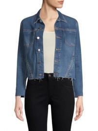 LAGENCE Janelle Denim Jacket  SaksFifthAvenue at Saks Fifth Avenue