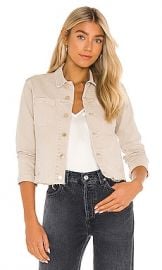 LAGENCE Janelle Slim Jacket in Biscuit at Revolve