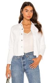 LAGENCE Janelle Slim Jacket in Blanc at Revolve