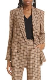 LAGENCE Jayda Houndstooth Check Double Breasted Blazer at Nordstrom