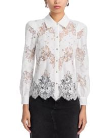LAGENCE Jenica Lace Blouse Bloomingdales at Bloomingdales