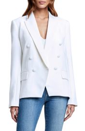 LAGENCE Kenzie Double Breasted Blazer in Black at Nordstrom