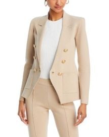 LAGENCE Kenzie Metallic Knit Blazer Bloomingdales at Bloomingdales