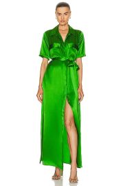 LAGENCE Klement Cargo Dress in Bright Green FWRD at Forward