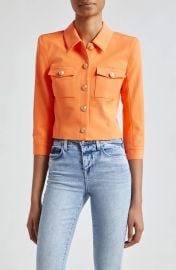 LAGENCE Kumi Fitted Crop Jacket at Nordstrom