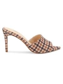 LAGENCE Lolita Houndstooth Heel Mules on SALE at Saks Off 5th