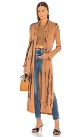 LAGENCE Mahika Duster Cardigan in Dark Camel at Revolve