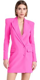 LAGENCE Marlee Double Breasted Blazer Dress Rhodamine 6 at Shopbop