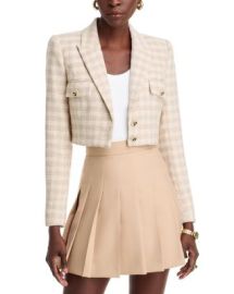 LAGENCE Maura Cropped Blazer Bloomingdales at Bloomingdales