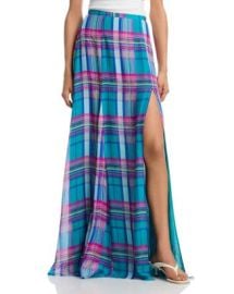 LAGENCE Patricia Plaid Full Maxi Skirt Bloomingdales at Bloomingdales