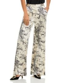 LAGENCE Pilar Silk Floral Wide Leg Pants Bloomingdales at Bloomingdales