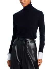 LAGENCE Poplin Cuff Sweater Bloomingdales at Bloomingdales