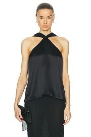 LAGENCE Riviera Cape Top in Black FWRD at FWRD