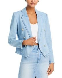 LAGENCE Robbie Denim Blazer Bloomingdales at Bloomingdales