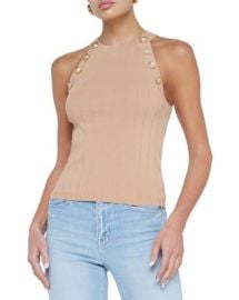 LAGENCE Rosemary High Neck Button Tank Bloomingdales at Bloomingdales