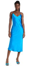 LAGENCE Seridie Mid Length Silk Slip Dress at Shopbop