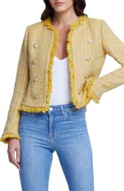 LAGENCE Tinlee Cotton Blend Tweed Jacket at Nordstrom