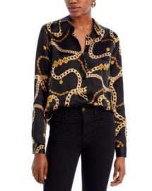 LAGENCE Tyler Silk Shirt Bloomingdales at Bloomingdales