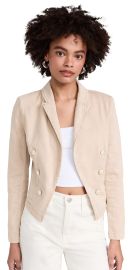 LAGENCE Wayne Crop Double Breast Jacket Sand Dune XS at Shopbop