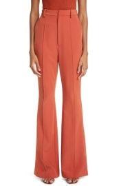 LAPOINTE Matte Crepe Flare Leg Pants at Nordstrom